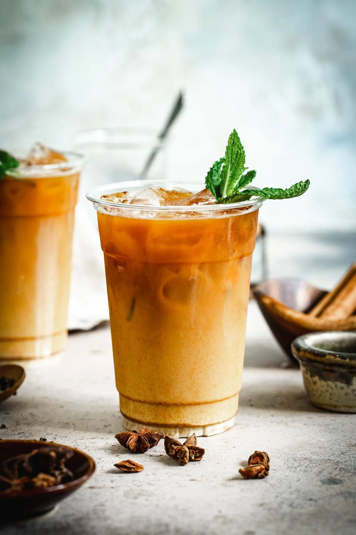 thai tea shake